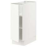 sektion base cabinet with shelves white vallstena white