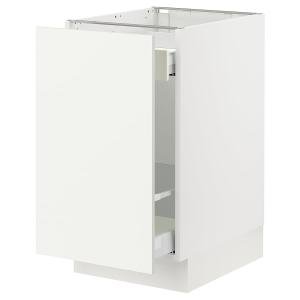 All media SEKTION / MAXIMERA Base cab f recycling/1 door, white/Vallstena white, 18x24x30 "
