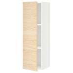 SEKTION Wall cabinet, white/Askersund light ash effect, 12x15x40 "