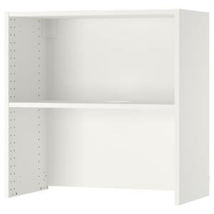 SEKTION Wall cb f range hood w shelf, white, 30x14 3/4x30 "