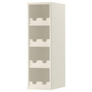 TORNVIKEN Open cabinet, off-white, 9x14 5/8x30 "